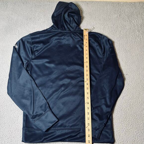 New England Patriots Hoodie Adult S Blue NFL Team Apparel Pullover NEW - Picture 8 of 11